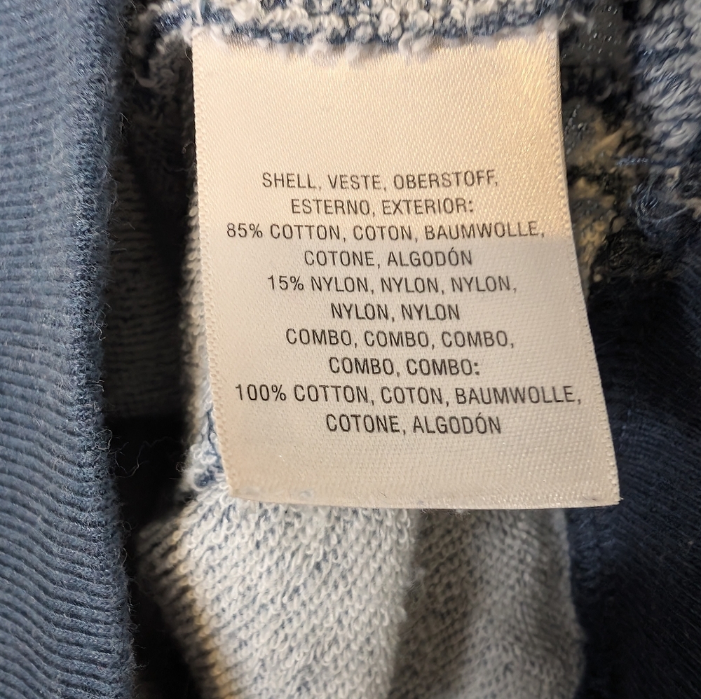 💘 ANTHRO Meadow Rue Bria Teal Lace-Back Sweatshirt - Picture 7 of 8